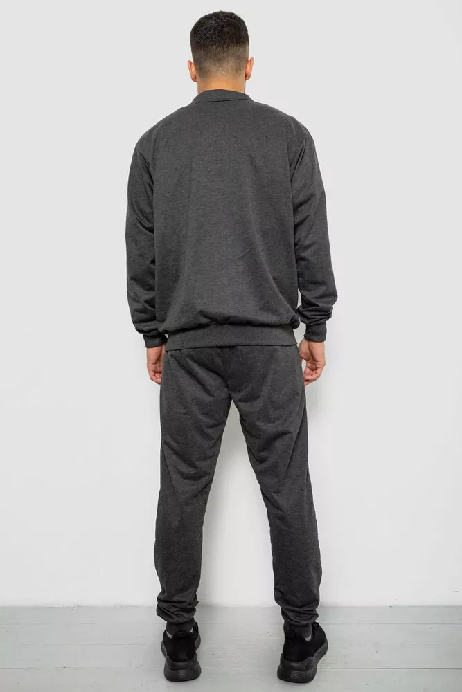Купити Спортивний костюм чоловічий двонитка, колір сірий, 244R9167 - Фото №4