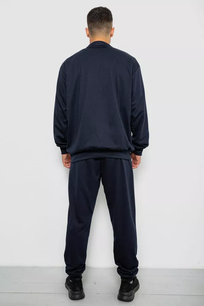 Купити Спортивний костюм чоловічий двонитка, колір синій, 244R9167 - Фото №4