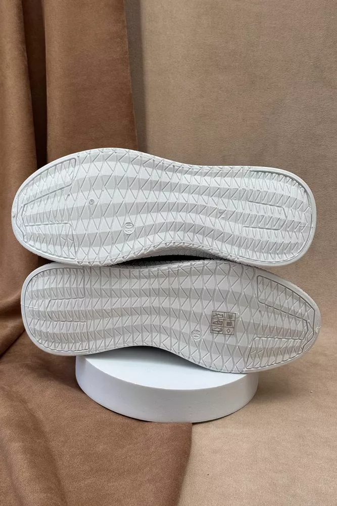 Купити Кросівки чоловічі текстиль, колір темно-сірий, 243R779-1 оптом - Фото №4