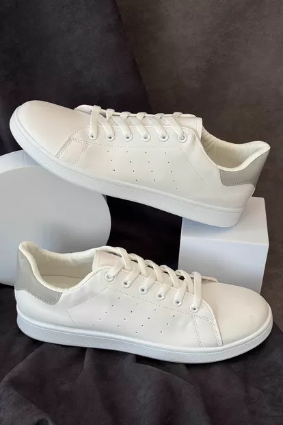 Кеди чоловічі, колір біло-сірий, 248RR220