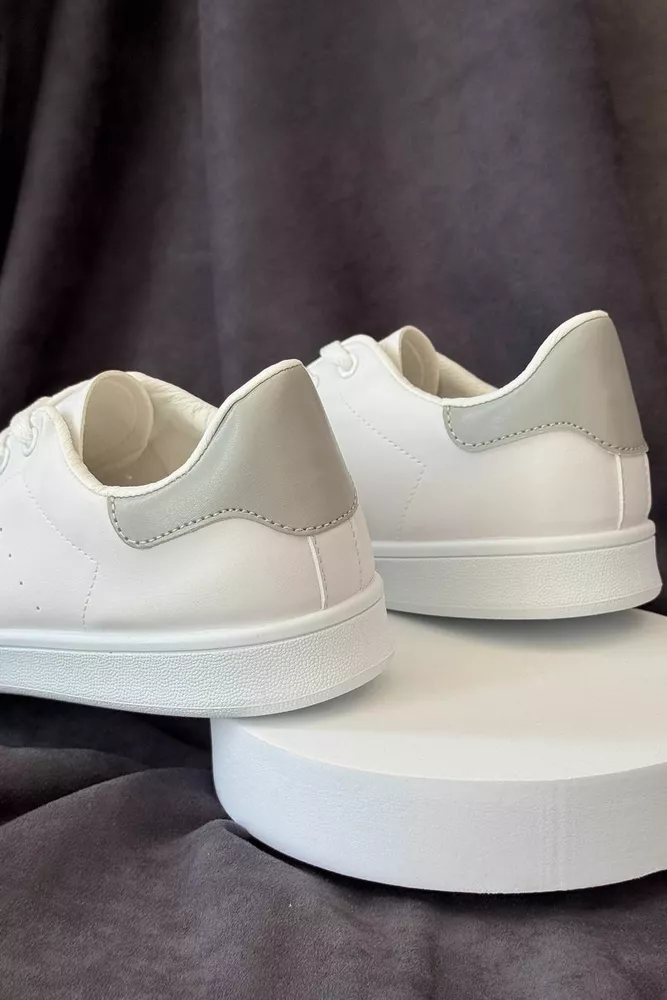 Купити Кеди чоловічі, колір біло-сірий, 248RR220 - Фото №4