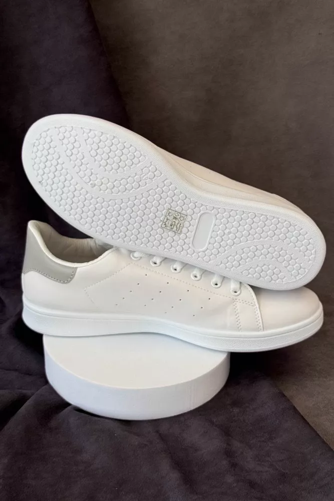 Купити Кеди чоловічі, колір біло-сірий, 248RR220 - Фото №5