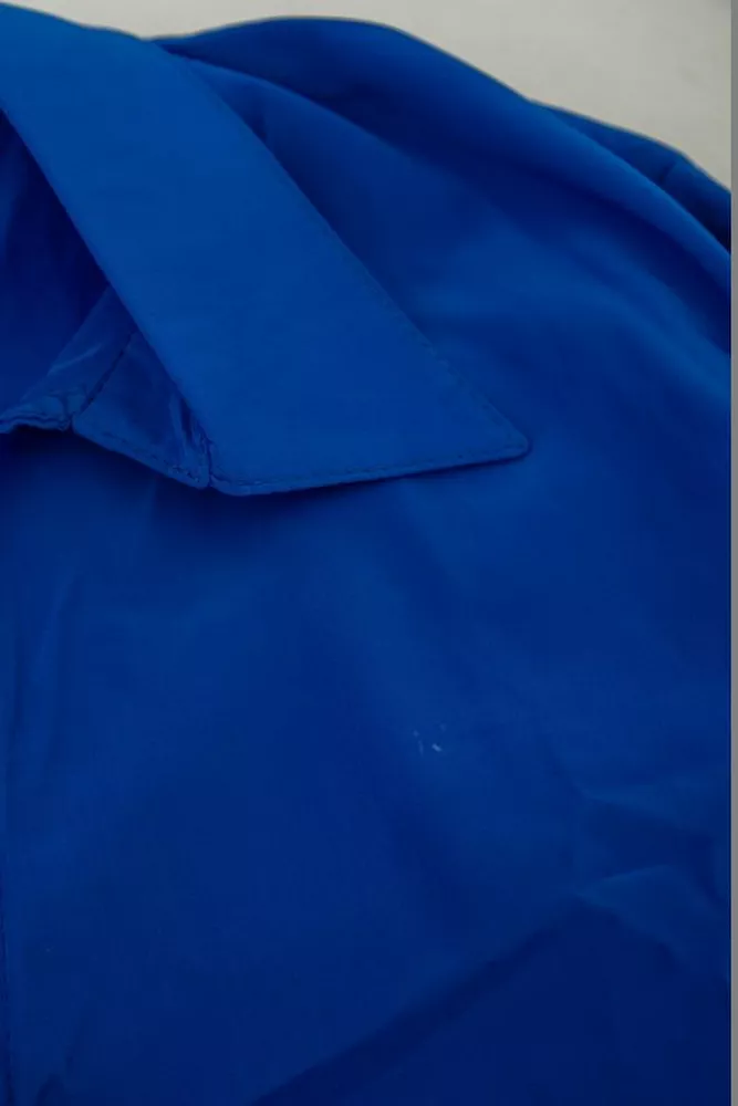 Купити Блуза однотонна  -уцінка, колір електрик, 230R1162-U-10 - Фото №6