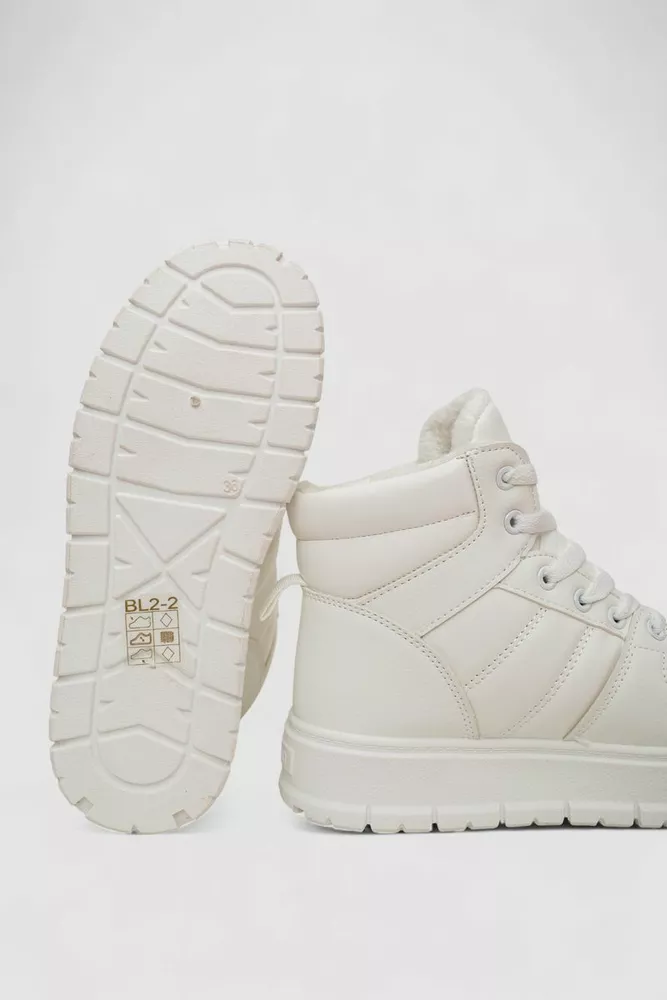 Купити Кросівки жіночі зимові, колір білий, 248RBL2 - Фото №5