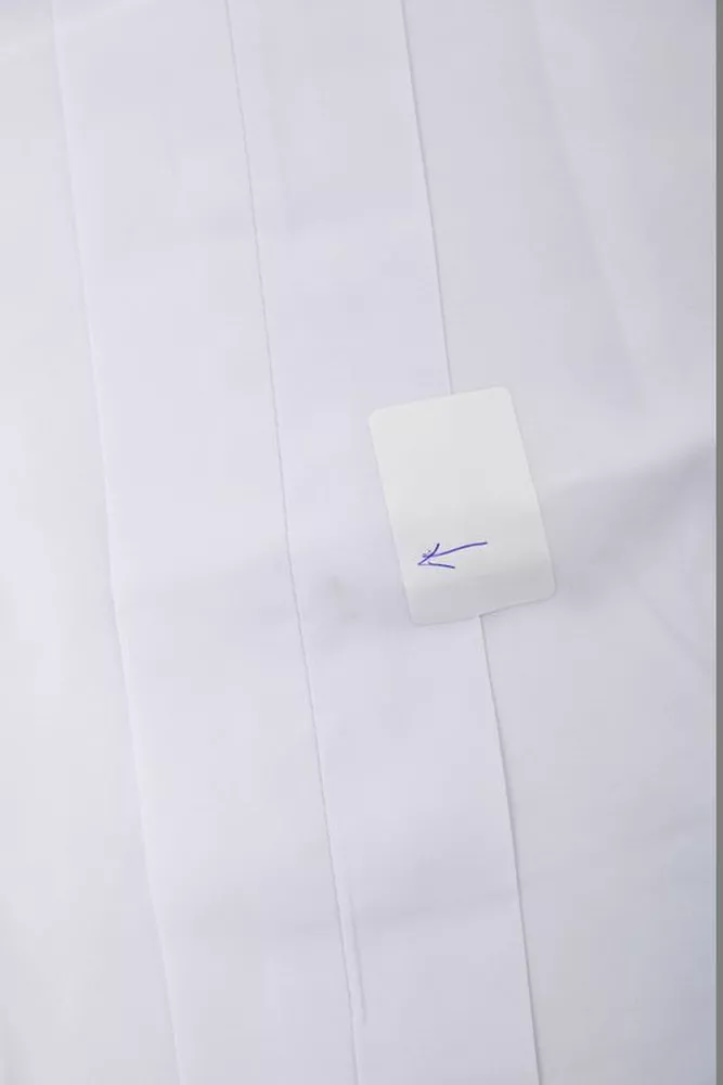 Купити Блуза класична  -уцінка, колір білий, 230R152-U-7 - Фото №6