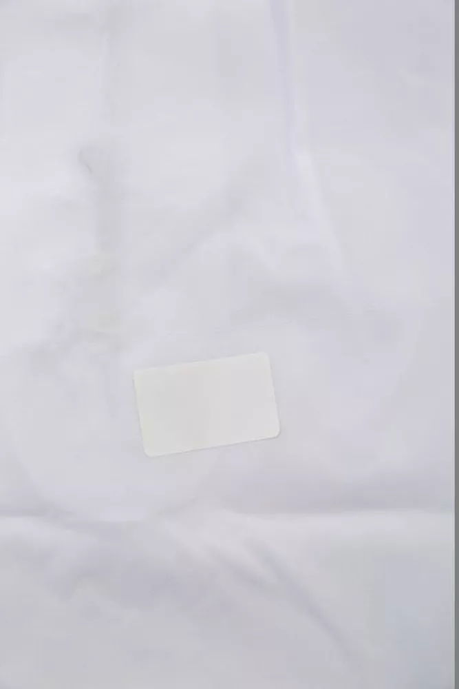 Купити Блуза однотонна  -уцінка, колір білий, 230R1122-3-U-7 - Фото №6