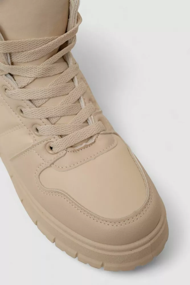 Купити Кросівки жіночі зимові, колір бежевий, 248RBL2 - Фото №2