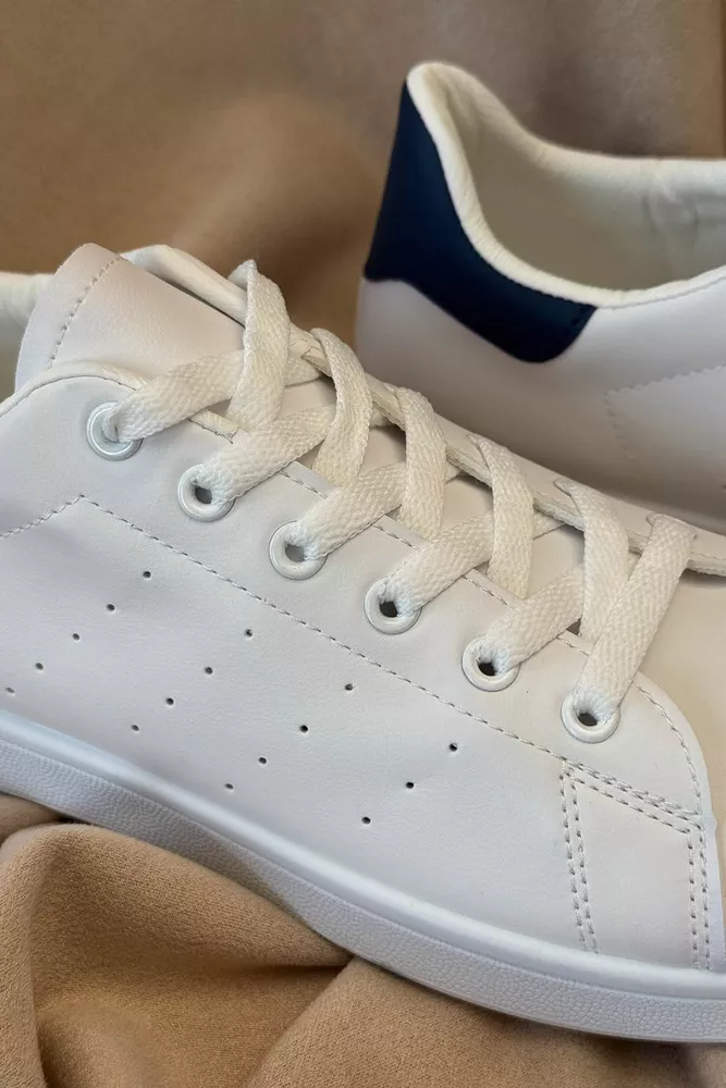 Купити Кеди чоловічі, колір біло-синій, 248RR220 - Фото №2