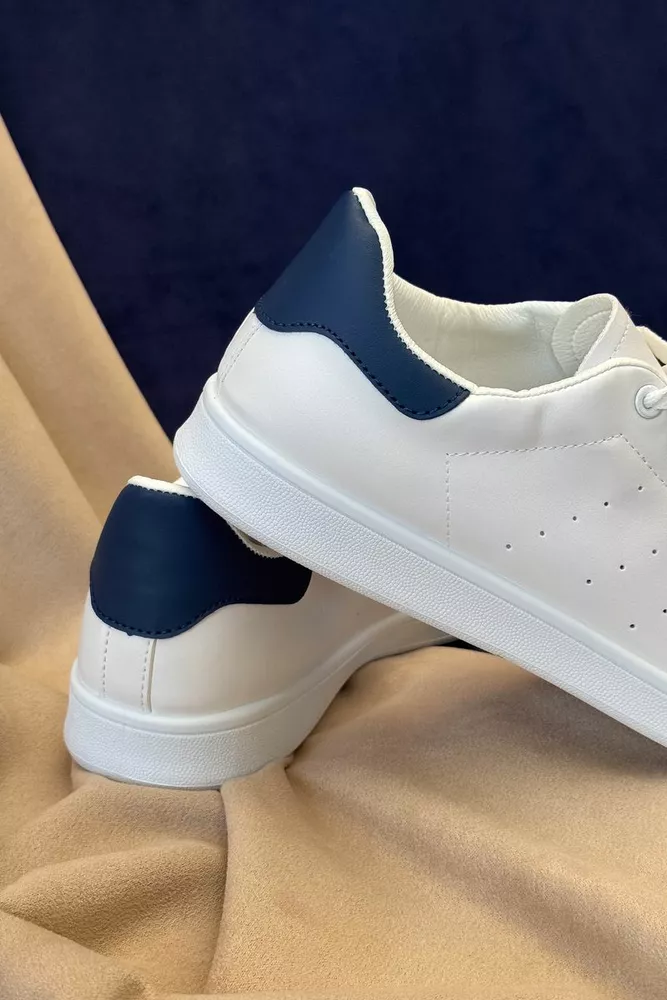 Купити Кеди чоловічі, колір біло-синій, 248RR220 - Фото №4