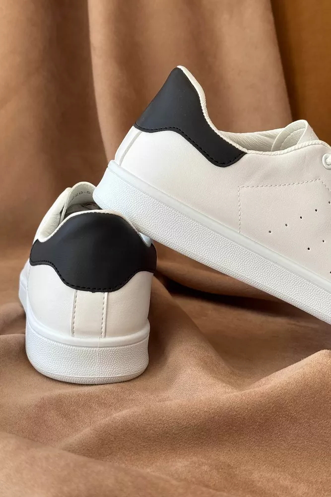 Купити Кеди чоловічі, колір біло-чорний, 248RR220 - Фото №4