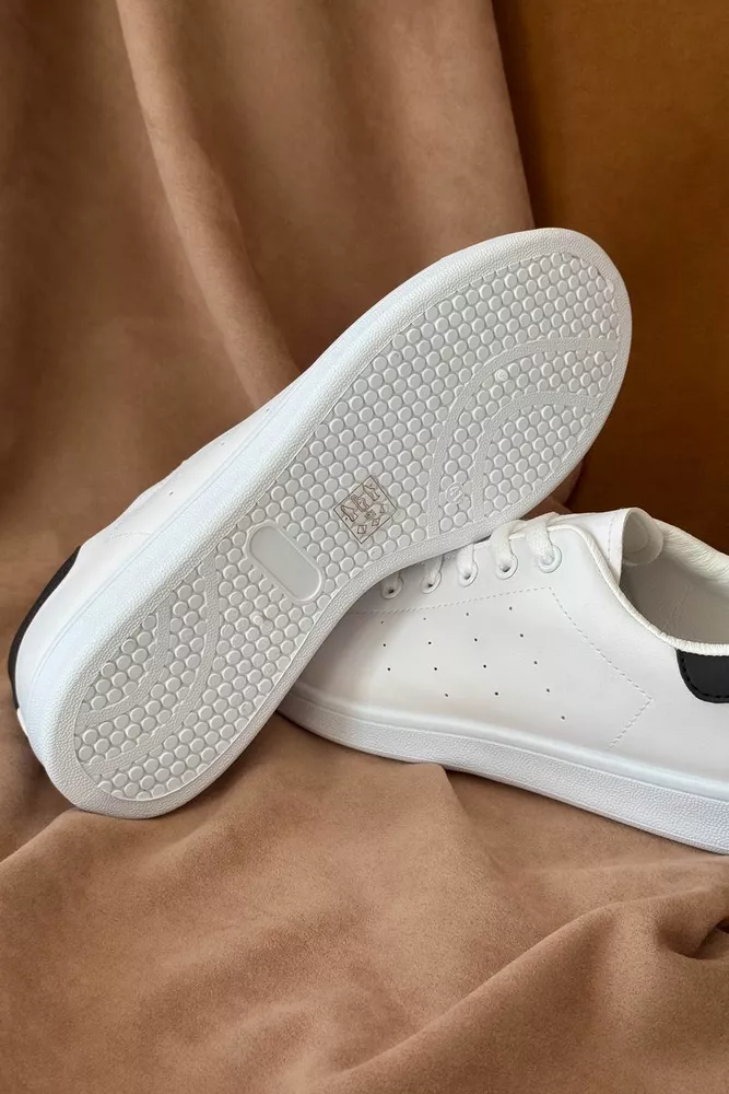 Купити Кеди чоловічі, колір біло-чорний, 248RR220 - Фото №5