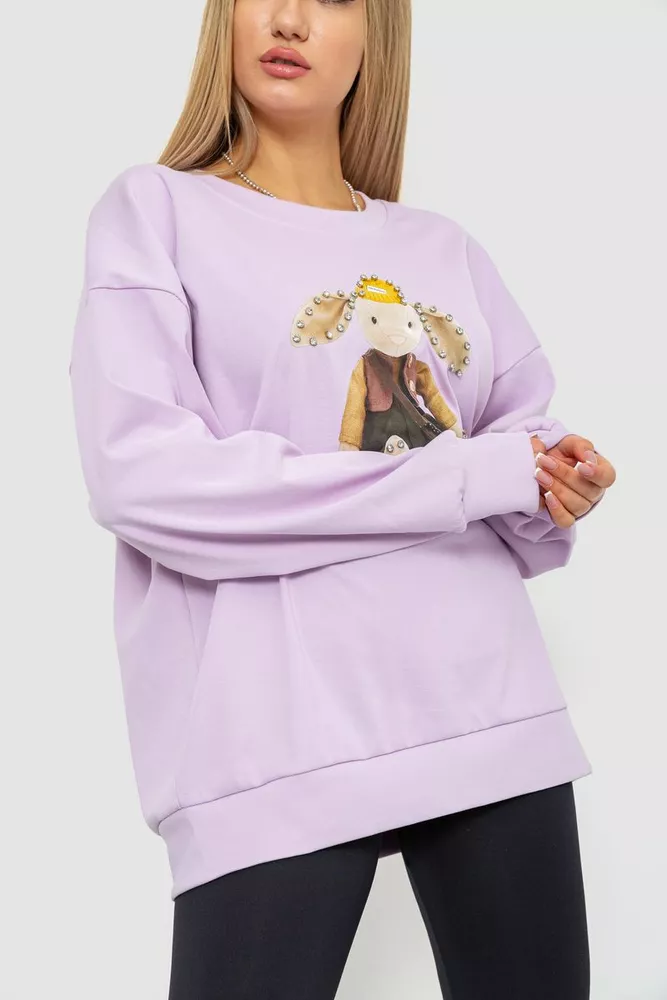 Купити Батнік жіночий, колір бузковий, 129R1418-99 оптом - Фото №3