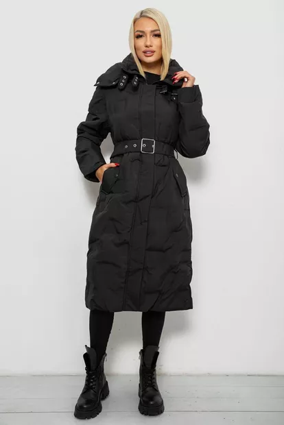 Куртка женская зимняя  -уценка, цвет черный, 244R5609-U