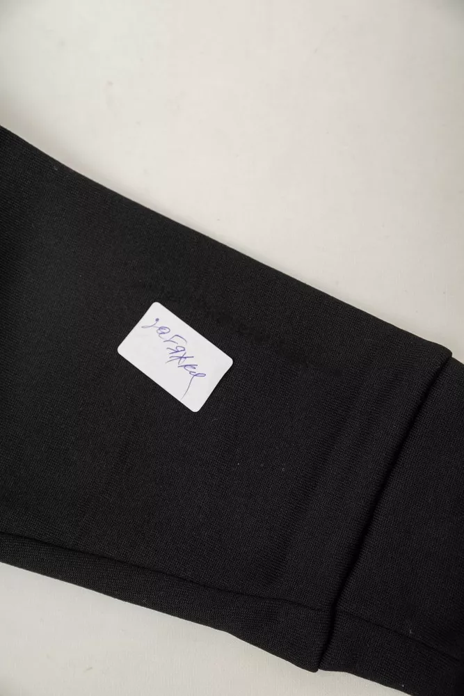 Купити Спортивний костюм жіночий на флісі  уцінка, колір чорний, 257R85-U-3 - Фото №7