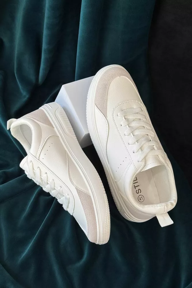 Купити Кеди чоловічі, колір біло-сірий, 248RR193-7R - Фото №3