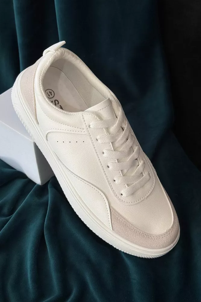 Купити Кеди чоловічі, колір біло-сірий, 248RR193-7R - Фото №1