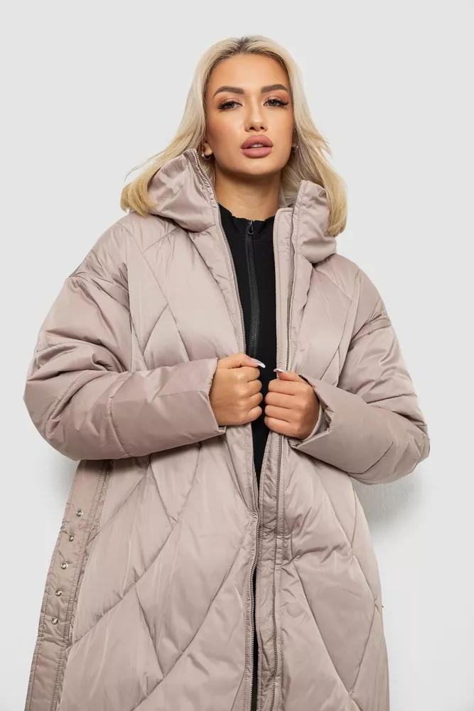 Купить Куртка женская зимняя  -уценка, цвет бежевый, 244R5618-U оптом - Фото №2