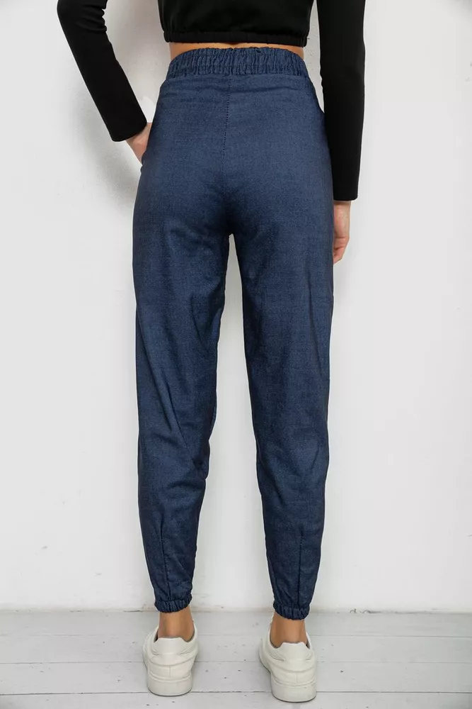 Купить Штаны женские утепленные  -уценка, цвет синий, 157R327-1-U - Фото №4