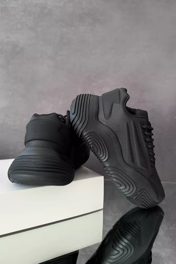 Купити Кросівки жіночі, колір чорний, 248RCX1260 - Фото №3