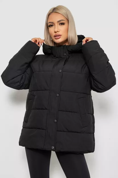 Куртка женская демисезонная  -уценка, цвет черный, 207R004-U-13