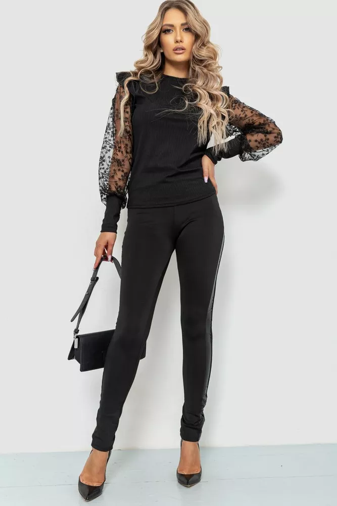 Купить Лосины  -уценка, цвет черный, 172R111-U - Фото №2