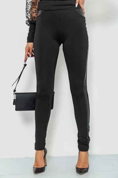 Лосины  -уценка, цвет черный, 172R111-U