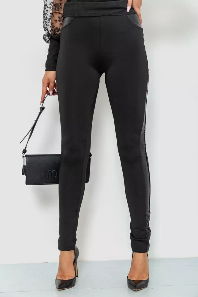 Купить Лосины  -уценка, цвет черный, 172R111-U - Фото №1