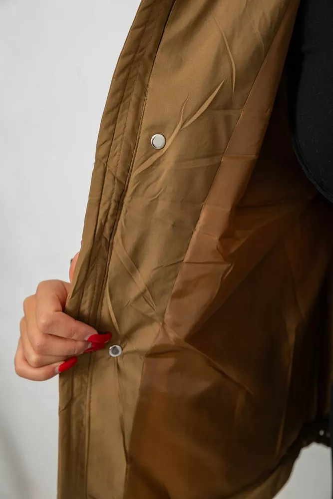 Купити Куртка жіноча зимова коротка  -уцінка, колір хакі, 244R983-U-5 - Фото №7