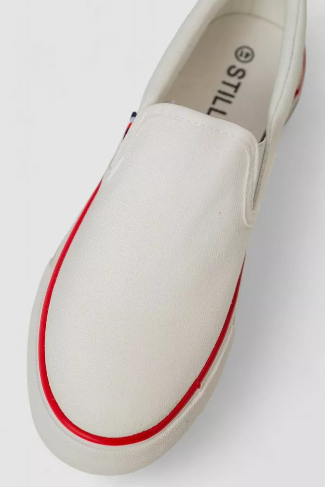 Купить Кеды мужские текстиль  -уценка, цвет белый, 248RLX02-U-35 - Фото №2