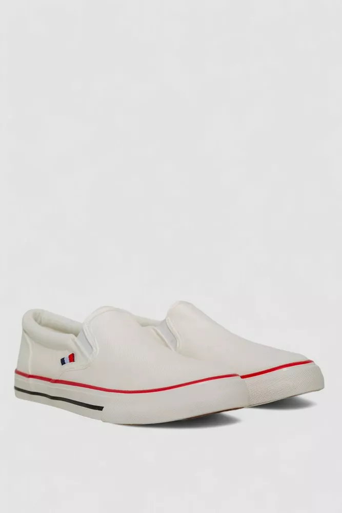 Купить Кеды мужские текстиль  -уценка, цвет белый, 248RLX02-U-35 - Фото №3