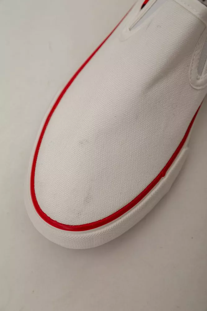 Купить Кеды мужские текстиль  -уценка, цвет белый, 248RLX02-U-35 - Фото №7