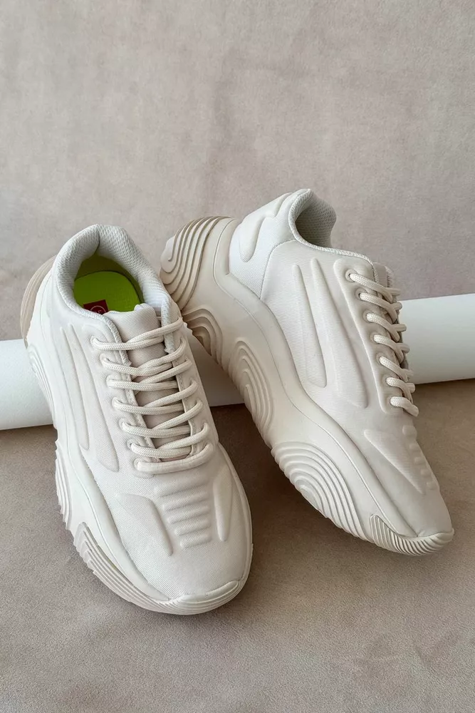 Купити Кросівки жіночі, колір бежевий, 248RCX1260 - Фото №1