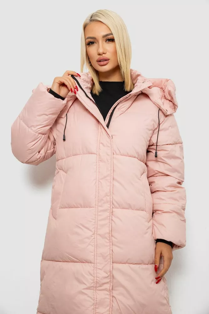 Купити Куртка жіноча зимова  -уцінка, колір рожевий, 244R667-U-1 - Фото №2
