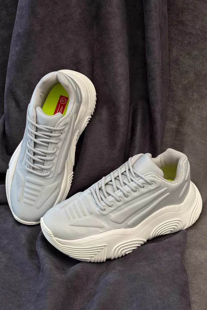 Купити Кросівки жіночі, колір сірий, 248RCX1260 оптом - Фото №1