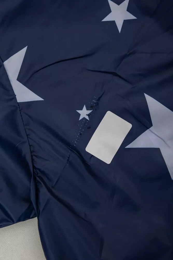 Купити Вітровка жіноча з капюшоном  -уцінка, колір синій, 238R102-U-32 - Фото №7