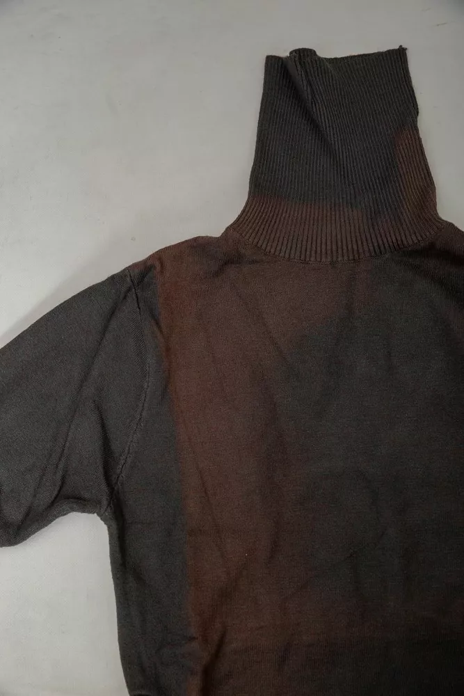 Купить Гольф женский  однотонный  -уценка, цвет темно-серый, 244RA01-U-3 - Фото №6