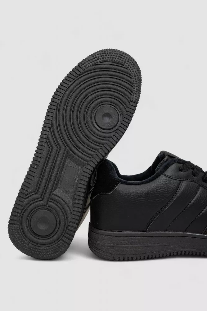 Купить Кроссовки мужские зимние на меху, цвет черный, 248RH201 - Фото №5