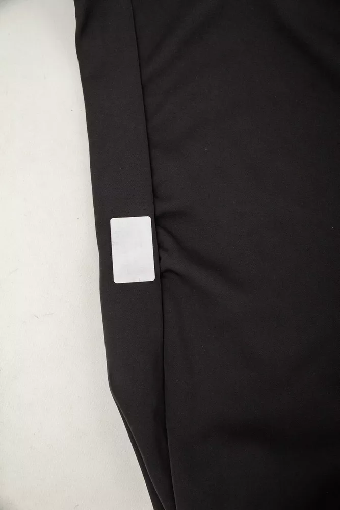 Купити Спортивні штани чоловічі на флісі  -уцінка, колір чорний, 238R58629-1-U-1 - Фото №7