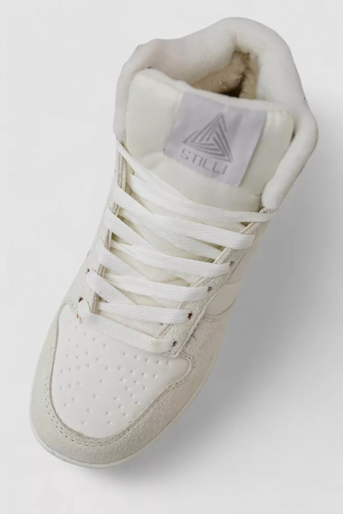 Купить Кроссовки женские зимние на меху  -уценка, цвет бело-бежевый, 248RH1060-5-U-5 - Фото №2