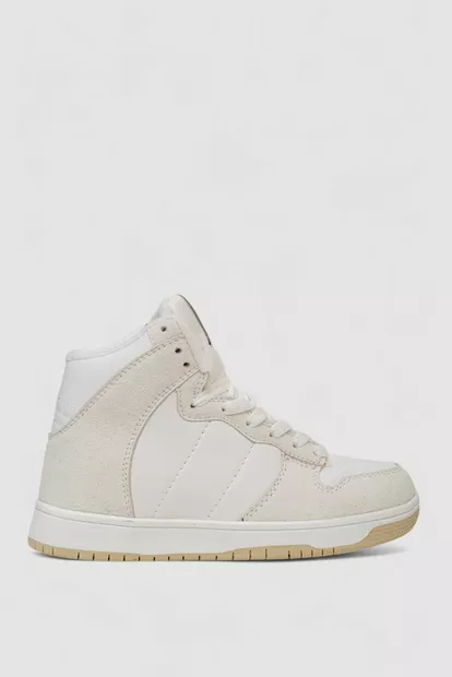 Кросівки жіночі зимові на хутрі  -уцінка, колір біло-бежевий, 248RH1060-5-U-5