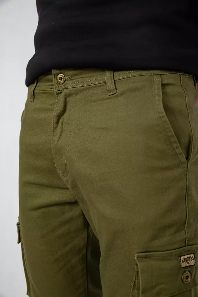 Купити Джинси чоловічі демісезонні  уцінка, колір хакі, 243R8083-U-1 - Фото №6