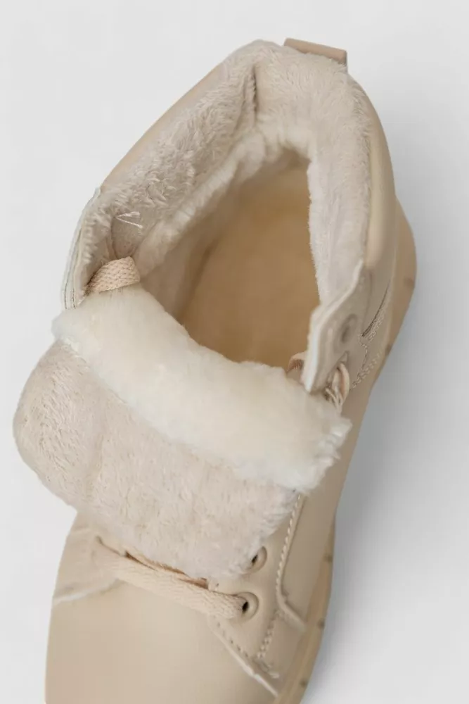 Купити Кросівки жіночі зимові на хутрі  -уцінка, колір бежевий, 248RMB13-U-2 оптом - Фото №6