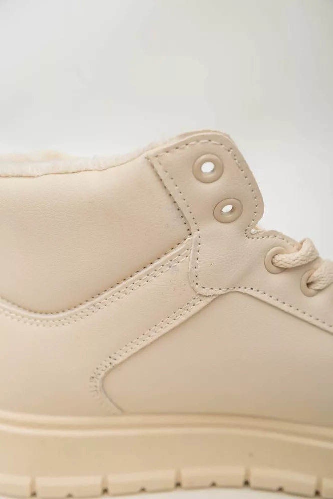 Купити Кросівки жіночі зимові на хутрі  -уцінка, колір бежевий, 248RMB13-U-2 оптом - Фото №8