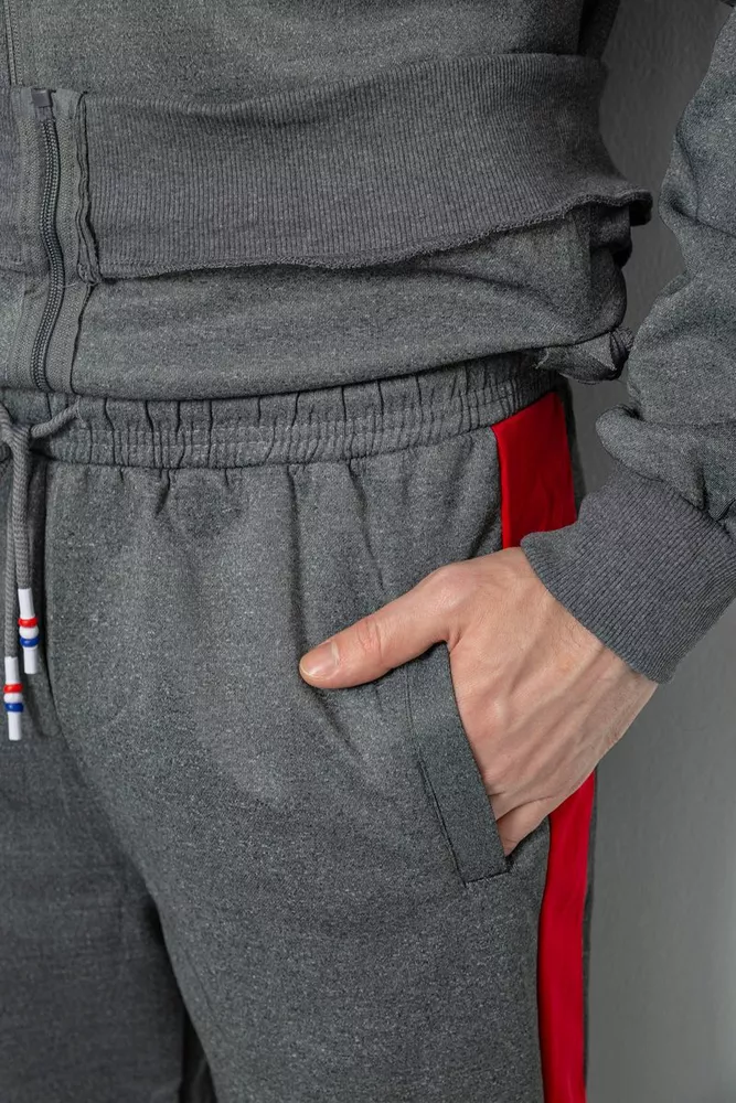 Купить Спортивный костюм мужской двухнитка  -уценка, цвет серый, 129R5215-U-9 - Фото №6