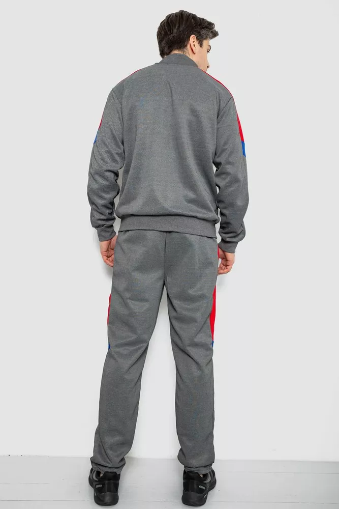 Купить Спортивный костюм мужской двухнитка  -уценка, цвет серый, 129R5215-U-10 - Фото №4