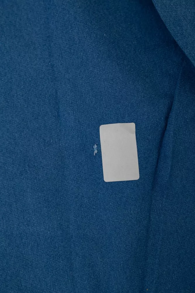 Купити Сорочка чоловіча джинсова  -уцінка, колір синій, 214R802-U-4 - Фото №6