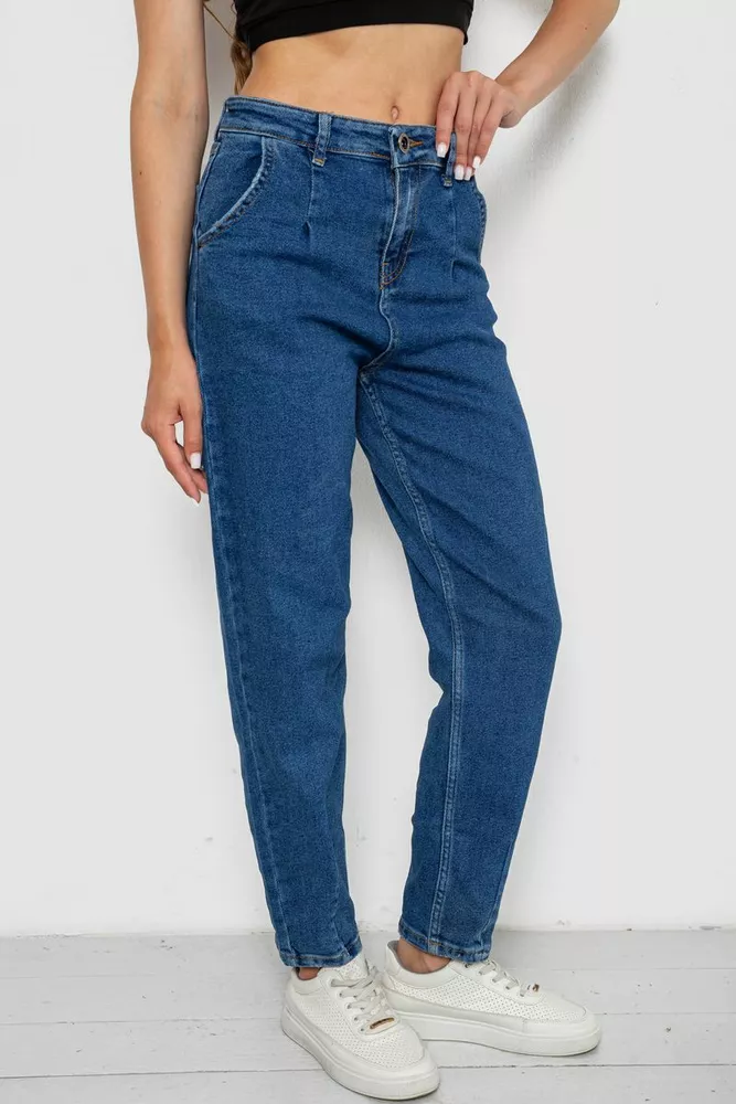 Купить Джинсы женские  -уценка, цвет синий, 244R1030-U - Фото №3