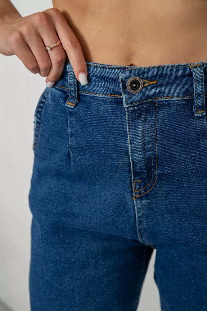 Купить Джинсы женские  -уценка, цвет синий, 244R1030-U - Фото №5