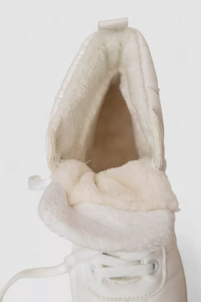 Купити Кросівки жіночі зимові, колір білий, 248RBB10 - Фото №6