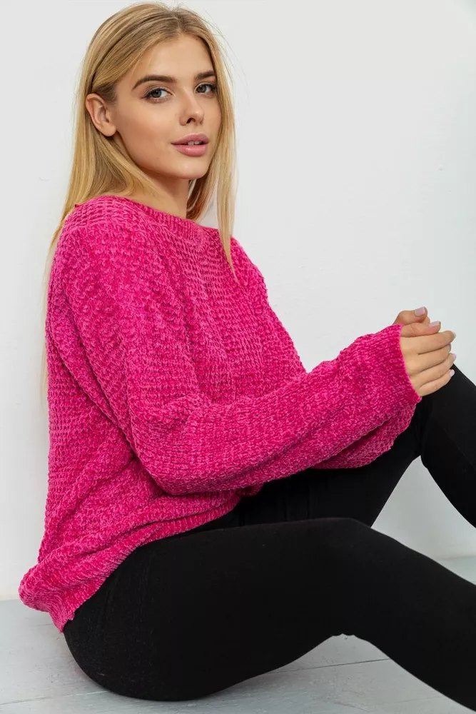 Купити Светр жіночий, колір малиновий, 221R20PCS01 оптом - Фото №1